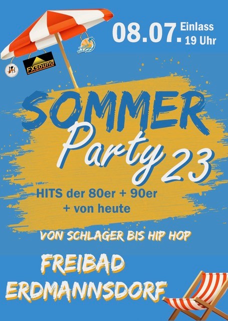 Sommerparty im Freibad