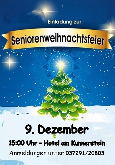 Seniorenweihnachtsfeier